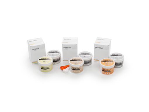 Silicona Adición Pesada Pomo Ligth Body Presentación 53 ml de base y 53 ml de Activador