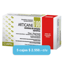 Anestesia Articaine 100 - Caja x 50 Tubos
