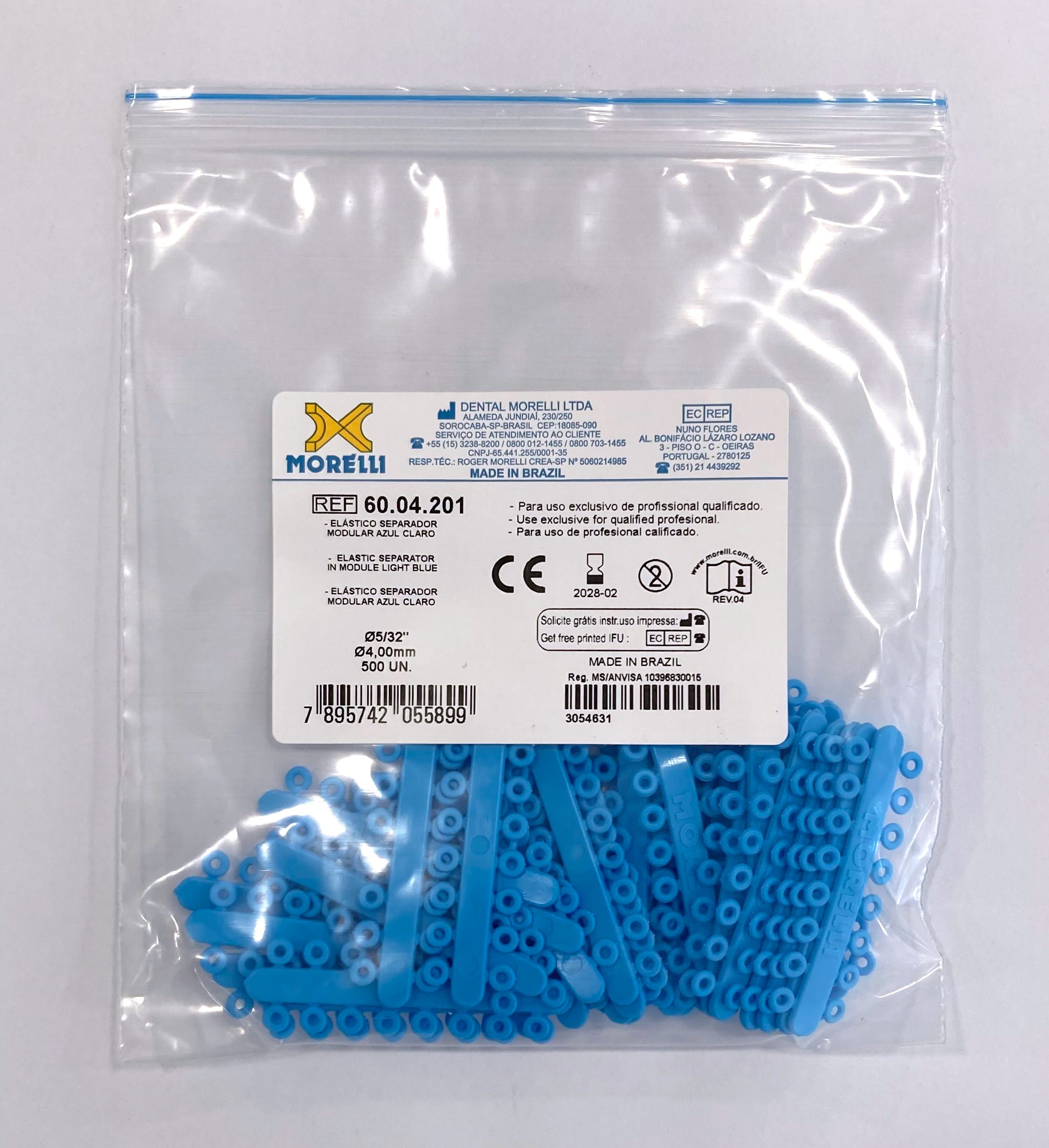 Gomas Elásticas Para Separar 500 Unidades