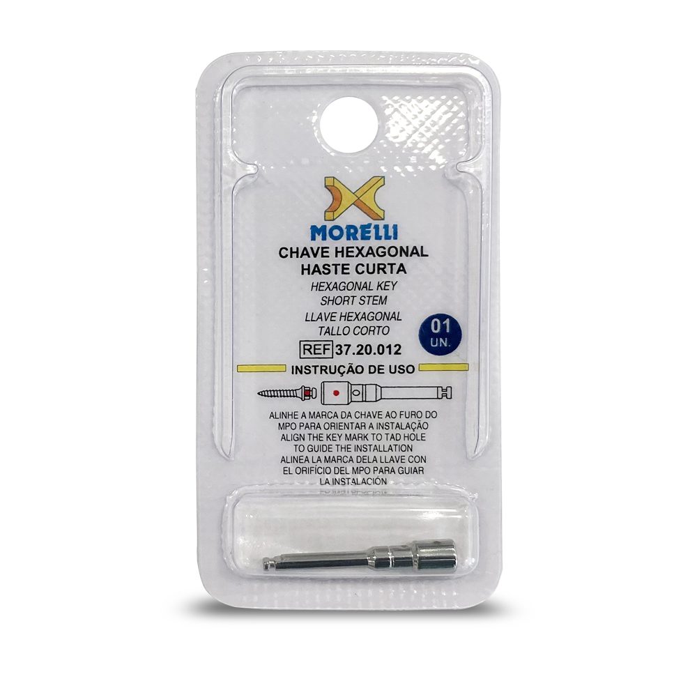 Herramienta de Microimplantes Llave Hexagonal Corta