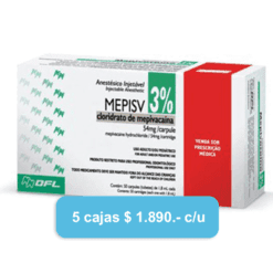 Anestesia Mepisv 3% – Caja x 50 Tubos