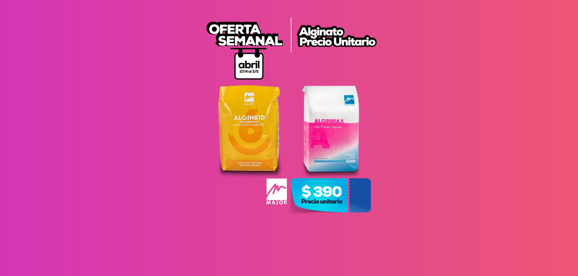 Oferta Semanal AlginMax y AlginKid