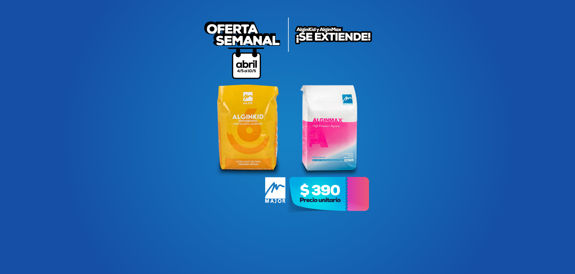 Oferta Semanal Extendida AlginMax y AlginKid