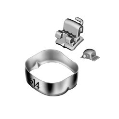 Banda de primer molar con caja Ormco