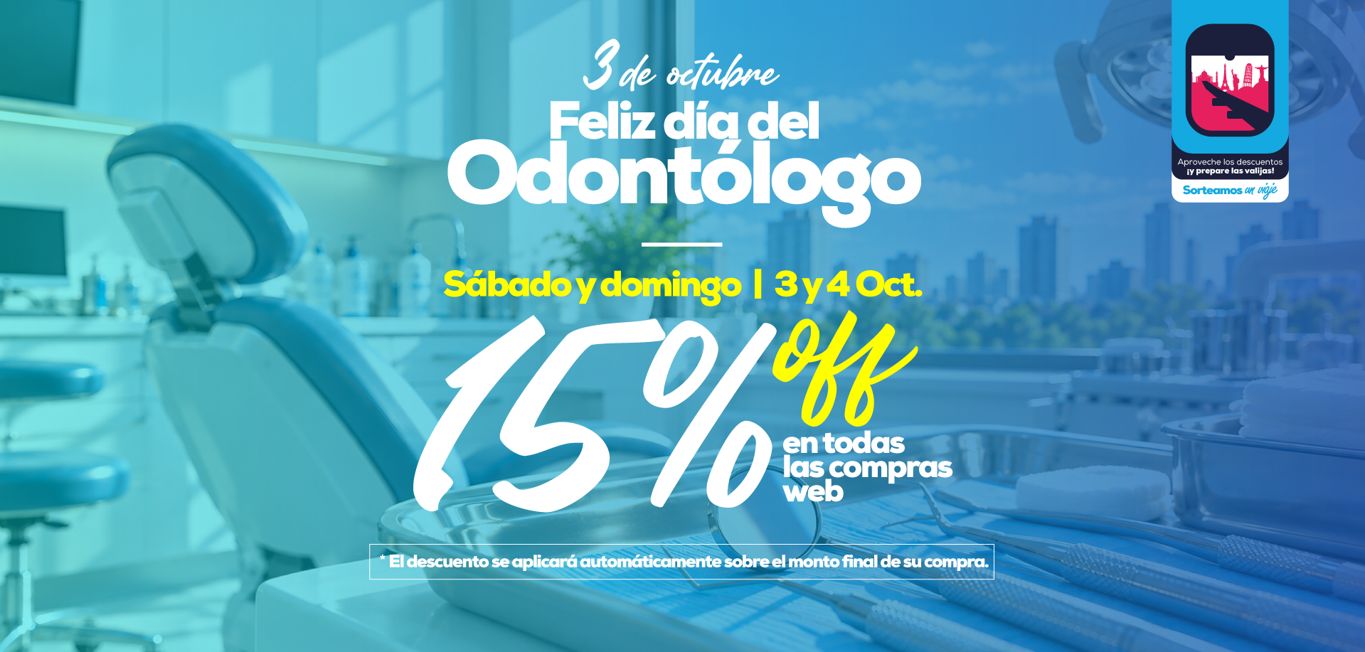 Banner Día del Odontólogo sábado